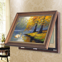 European meter box decorative painting no punching switch switch switch switch box shielding living room dining room American hanging painting