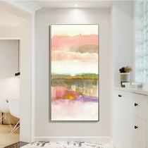 Entrance Xuanguan Decoration Painting Vertical Version Corridor Aisle Wall Painting Nordic Wall Painting Modern Minimalist Light Lavish Art Hanging Paintings