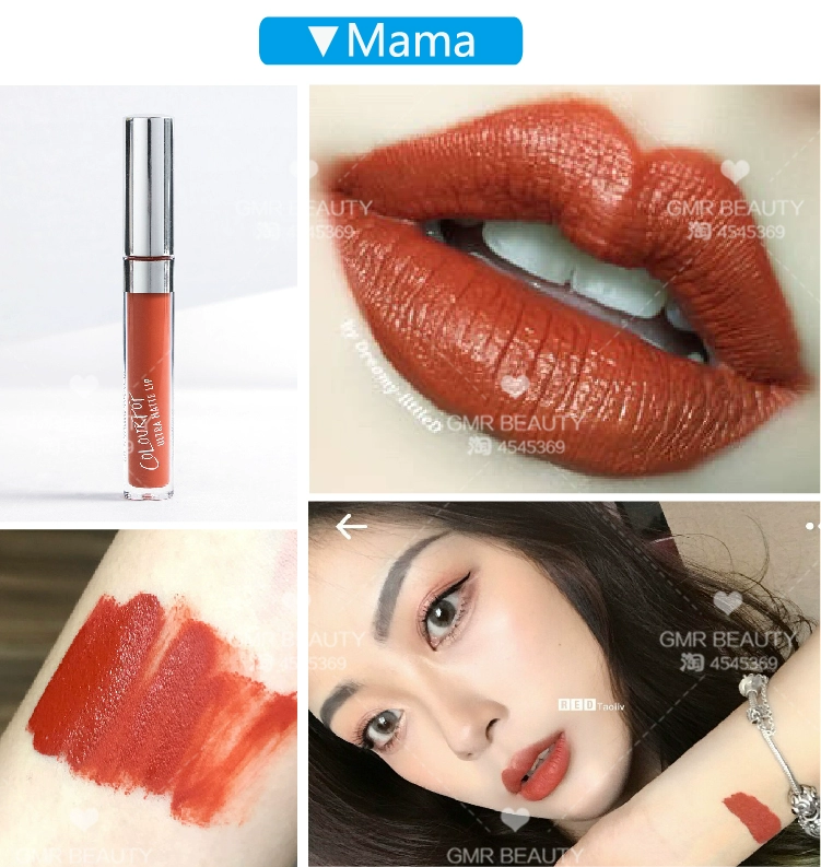 GMR Colourpop Karaoke Bubble Lip Gloss Lip Glaze Liquid Lip Balm Arriba / Mama - Son bóng / Liquid Rouge