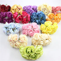 DIY handmade wreath material simulation rose bouquet Mori rose rose decoration flower accessories