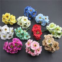 DIY Garland bouquet flower accessories accessories simulation cherry blossom fake flower silk Garland accessories 2 yuan 6