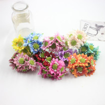 Emulated sunflower bouquet daisy Chrysanthemum Flowers Diy Handmade Flower Ring Materials Straw Hat Headwear Accessories