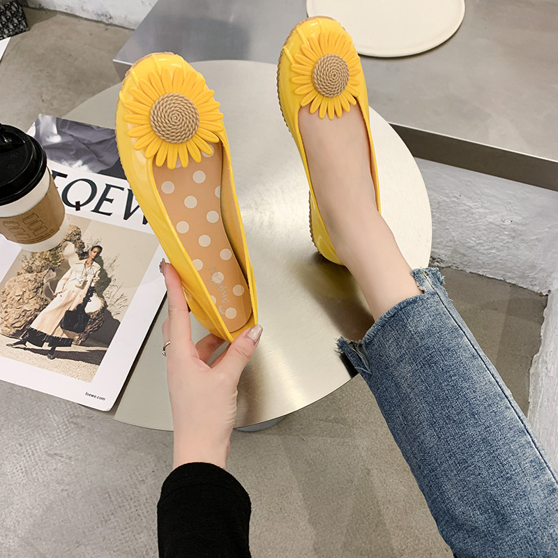 Rain boots women's fashion style outside wear non-slip summer Korean short tube cute rain boots short tube outdoor waterproof shallow saliva shoes