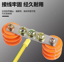 Zero ground bar hole ground bar ground zero row terminal block bridge type pure copper terminal busbar supports customization