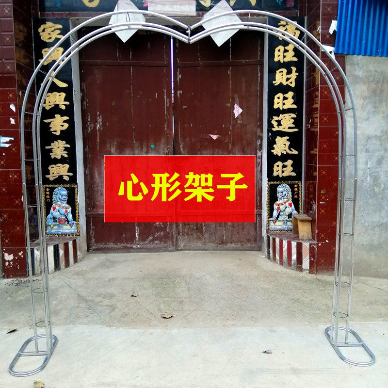 Arch Flower frame Climbing Virgin Flower Gallery Wedding Festival Arch Galvanized Galvanized Galvanized Galvanized Garden Accessories