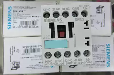3RH1122-1BE40-0AA6 DC60V Siemens contactor brand new original