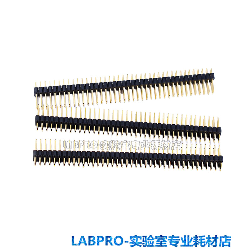 正凌精工2.54方孔排针Nextron镀金双排针电子连接器
