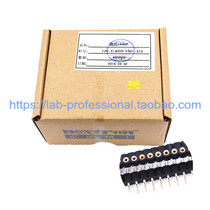 Taiwan Zhengling Seiko Nextron 1*40p round hole single row female row pin seat inside gold outer tin 2 54 socket