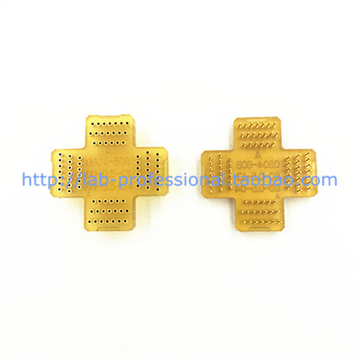 进口测试座保护座FPQ-80-0.5-13电木块QFP80适配器底座ADAPTER