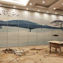Hotel private room Mobile partition wall Office activity soundproof partition board Hotel screen Folding door High partition