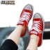 Ono Ink Converse / Converse Classic Black-cut Black Sneakers Casual Sneakers 101001 giày vải cao cấp Plimsolls