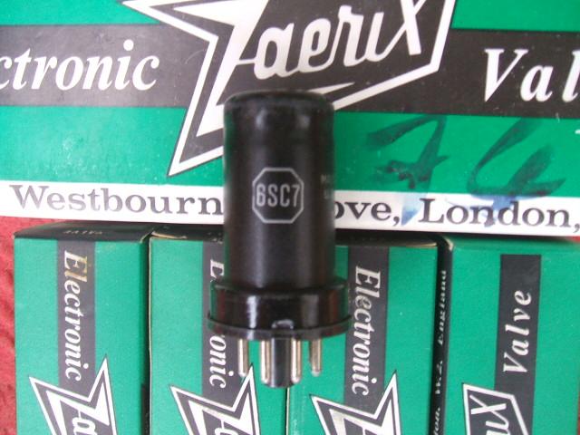 American 6SC7 vacuum tube
