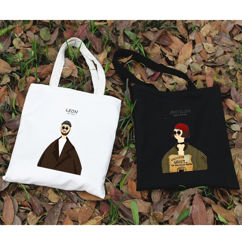 Simple canvas bag female shoulder portable Japanese Korean small art fresh Sen student bag school bag shopping bag wild