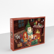 Kibifufu Christmas 1000 pieces of adult difficult decompression holiday birthday companion cute adult puzzle gift