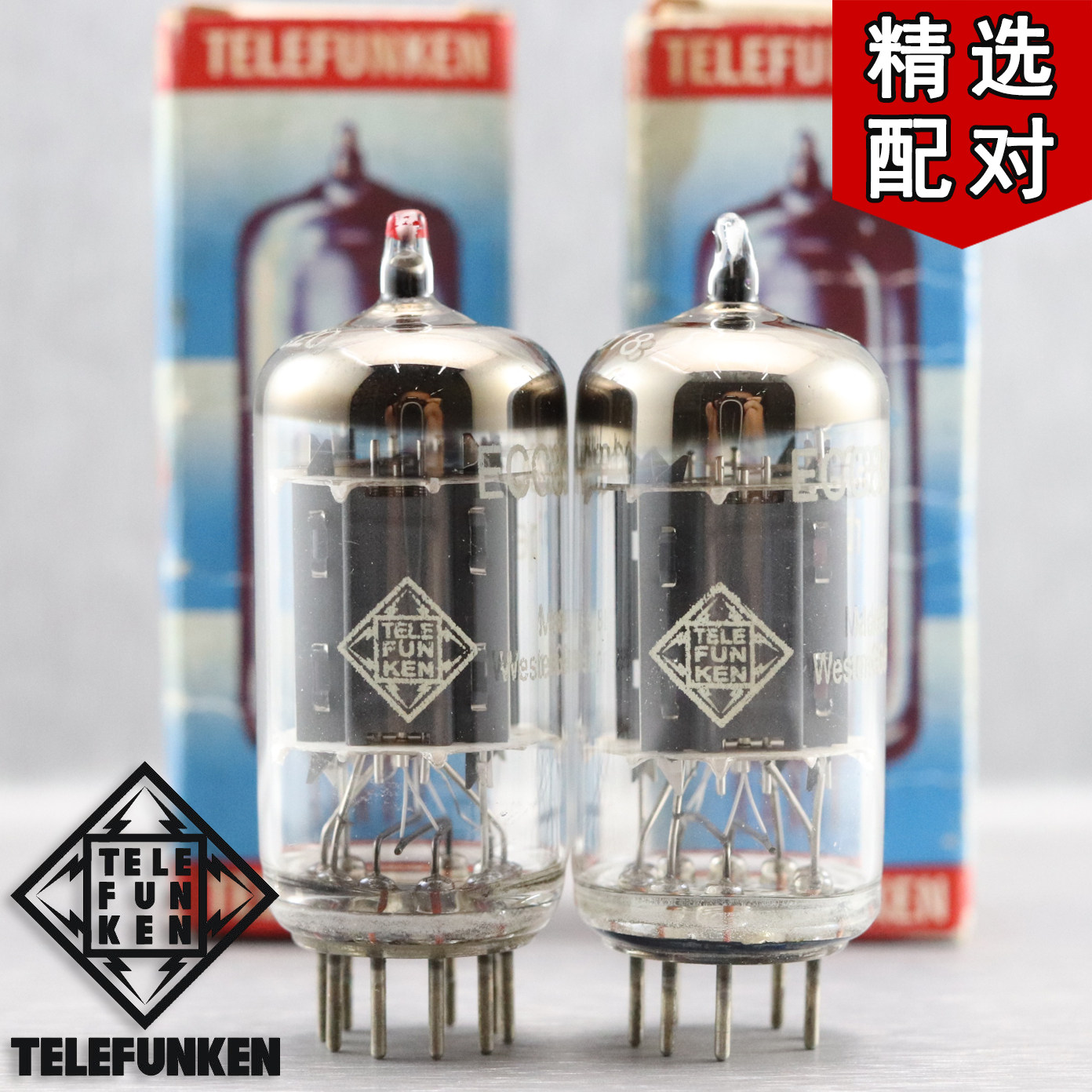 真空管 ECC82 テレフンケン（12AU7）TELEFUNKEN