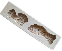 Wooden noodle card flower mold steamed flower-like steamed bread and sweet fruit treasure peach Golden fish carp carp pasta baking mold
