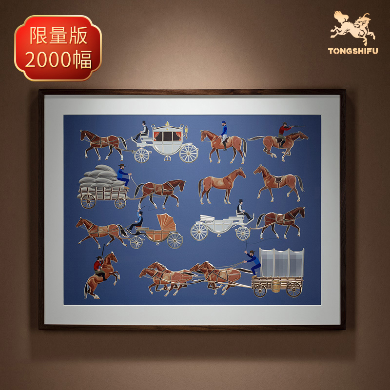 Copper master hand-carved copper carving painting 