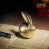 Đồng thạc sĩ đồ trang trí bằng đồng "Pha Lê copper rabbit" thủ công đồ trang trí trang trí nhà Trang trí nội thất