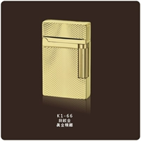 K1-66 Золотая скульптура маленький основатель+прохладный газовый и огненный камень