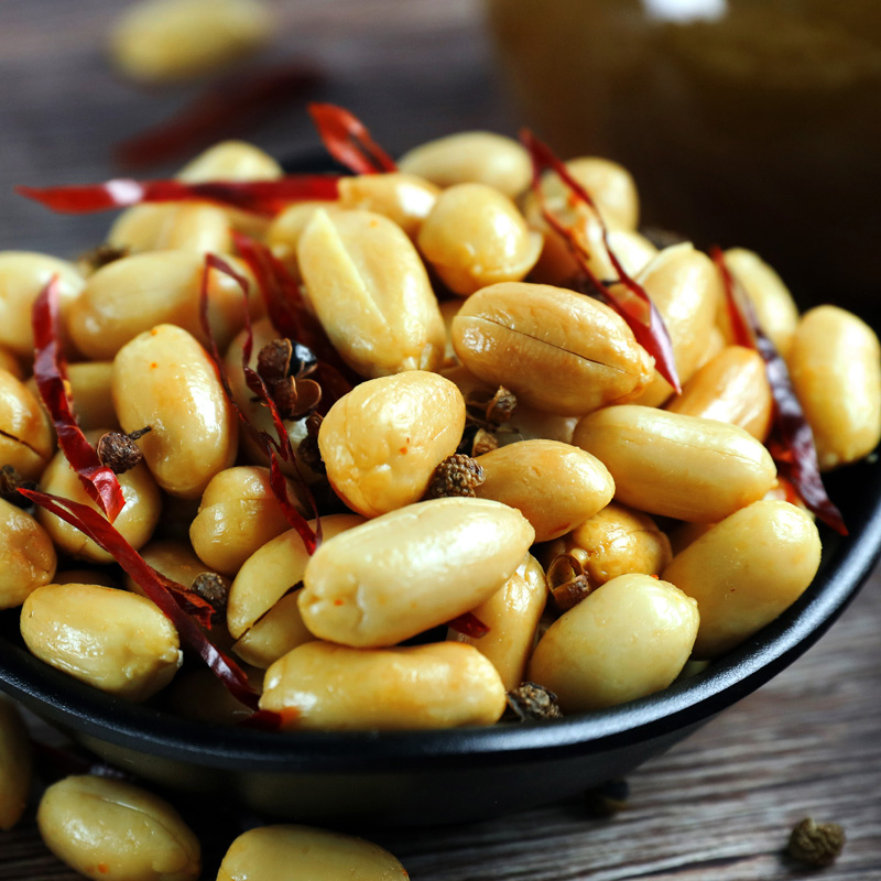 Chen Daunt Spicy Peanuts Full of Delicious Peanuts Savory Spiced peanut Shot Lower Wine Dish Snacks Spicy and Spicy Aromas of Peanut Rice Promotion