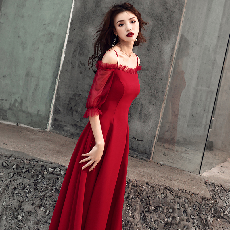Robe du soir manche bouffante - Ref 3213100 Image 1
