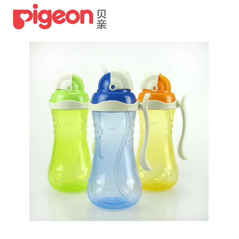 贝亲单柄便携吸管杯 儿童喝水杯 吸管水杯 300ml DA48/DA49/DA50