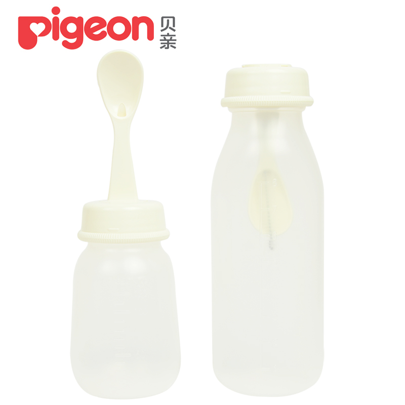 贝亲离乳奶瓶 带勺喂食瓶 米糊瓶 PP材质 120ml/DA62 240ml/DA63