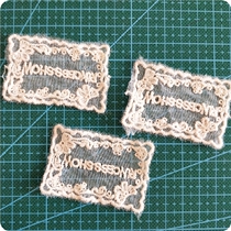 Retro web yarn embroidered flower sheet cloth appliquel ZAKA decorative hand-sewn cloth appliquel with 1 Yuan 8 pieces