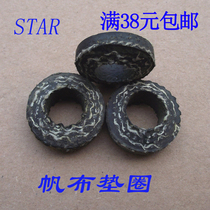 Black rubber gasket Canvas gasket Rubber plus wire pad seal Shock absorption high temperature buffer gasket