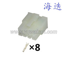 DJ5557-8Y Automotive Power harness Connector 8P hole PC modified extension line spring containing terminals