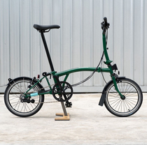 Brand new 24 brompton small cloth postal green British original folding bicycle Cline