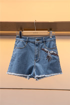 Caroline Spring Summer 2018 Counter K6003701 Washed Denim Shorts 1480
