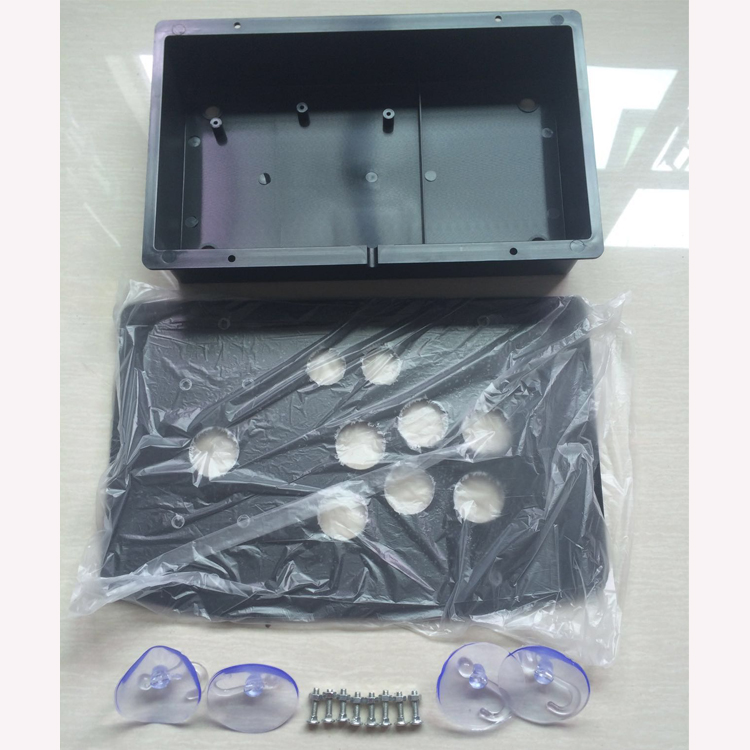 Trò chơi chiến đấu USB rocker hộp trong suốt vỏ đáy bằng nhựa ABS hộp đáy bằng nhựa plexiglass tay xbox