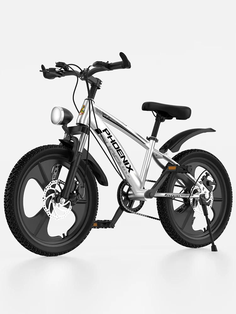 Phoenix, mountain shock-absorbing children's bicycle with brake system for boys for students disc brake, 6-8-15 years, for teenagers