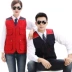 Áo vest công sở tùy chỉnh ngoài trời nhiếp ảnh gia đám cưới bông nhà máy tự động sửa chữa dày vest vest nam và nữ ao ba lo nam Áo vest cotton