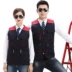 Áo vest công sở tùy chỉnh ngoài trời nhiếp ảnh gia đám cưới bông nhà máy tự động sửa chữa dày vest vest nam và nữ ao ba lo nam Áo vest cotton
