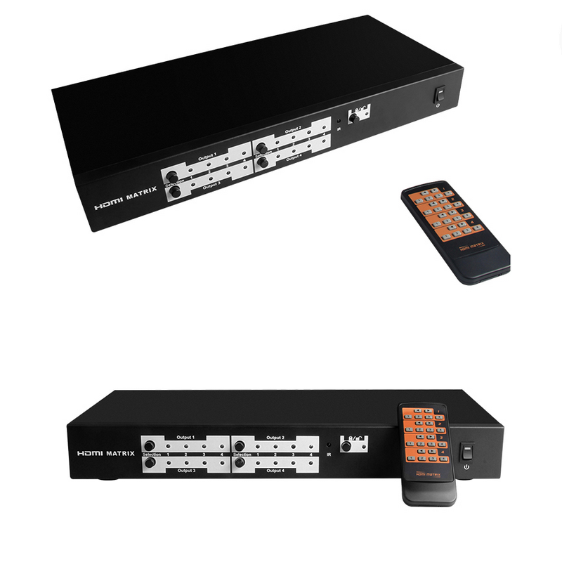 Longqiang LKV344 Digital HDMI Matrix 4 in 4 out HD Monitoring Computer Movie Switch 4 in 4 out