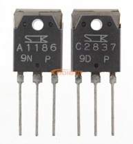 New original Sanken high power audio amplifier tube to tube transistor A1186 C2837