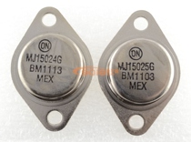 New original ON gold seal high power audio amplifier to tube MJ15024G MJ15025G