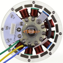 Disc type 12N16P DC brushless motor permanent magnet outer rotor motor hub motor diy feel belt Hall