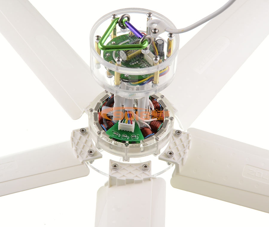 12V brushless DC motor miniature small ceiling fan 700mm mosquito net fan stepless speed regulation silent fan