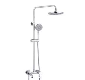 East Asia - Copper Shower and Sprinkler Set Apple Three Fields with Top Shower and Sprinkler Pure Copper Mixed Valve