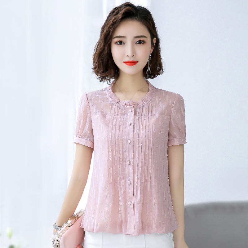 Spring and summer chiffon tops women's 2022 new temperament high-end fashion tops long-sleeved thin Western-style bottoming shirts