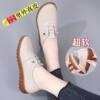 2025 Genuine Soft Leather Oxford Soft-Soled New Flat Shoes Casual Shoes Small Leather Shoes Mom Shoes Women's Slip-On Shoes