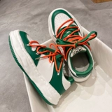 Белая обувь, туфли, спортивные кроссовки для отдыха, 2021 года, осенняя, популярно в интернете