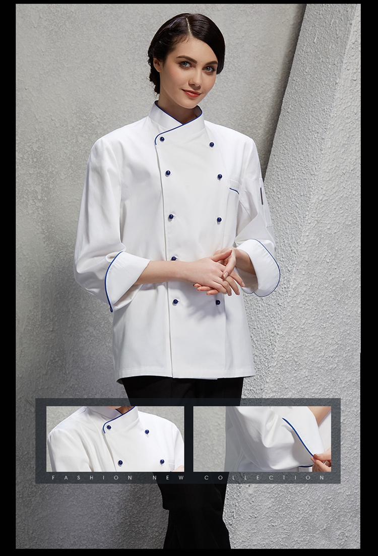 Veste chef cuisinier en coton - Ref 1908071 Image 26