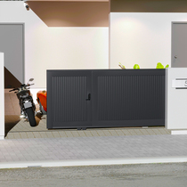 Aluminum alloy villa sliding door wrought iron courtyard door rural self-built house door garden community outdoor door