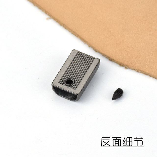 ໂລຫະ zipper zipper tail luggage accessories leather hardware accessories zipper tail clip tail stopper head with screws