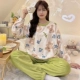 BM#Velvet T018 Blue Flower Bear
