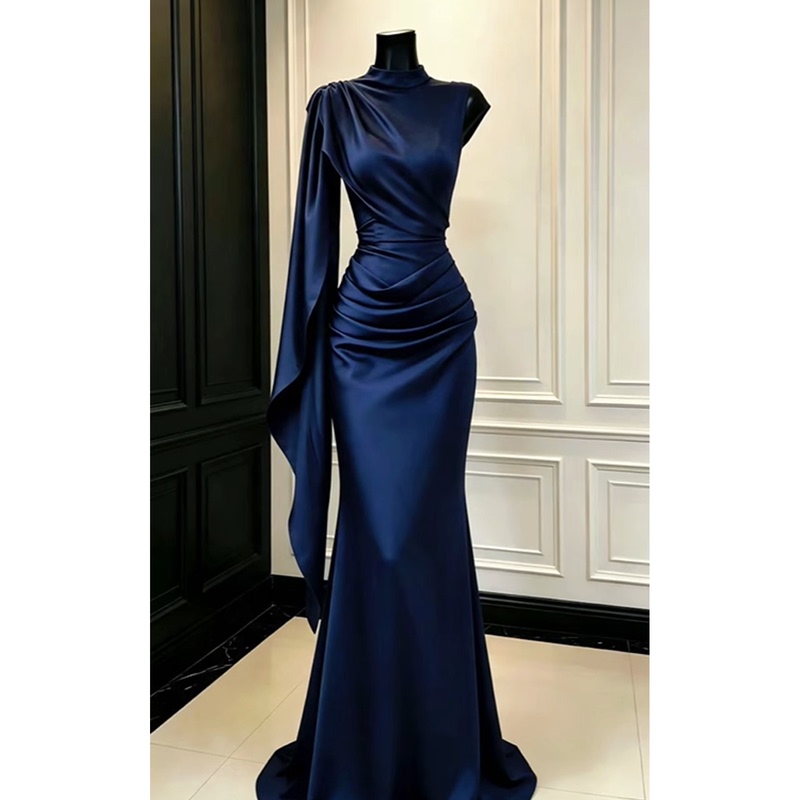 French Evening Dress for Women 2026 New High-End Light Luxury Niche Hostess Art Student Birthday Banquet Coming-Of-Age Ceremony Dress French Evening Dress for Women 2026 New High-End Light Luxury Niche Hostess Art Student Birthday Banquet Coming-Of-Age Ceremony Dress